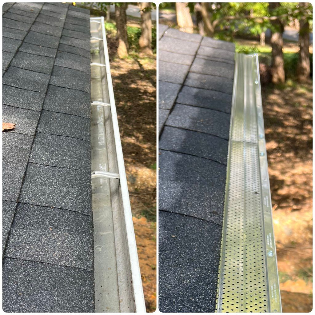 Gutter guards installation 