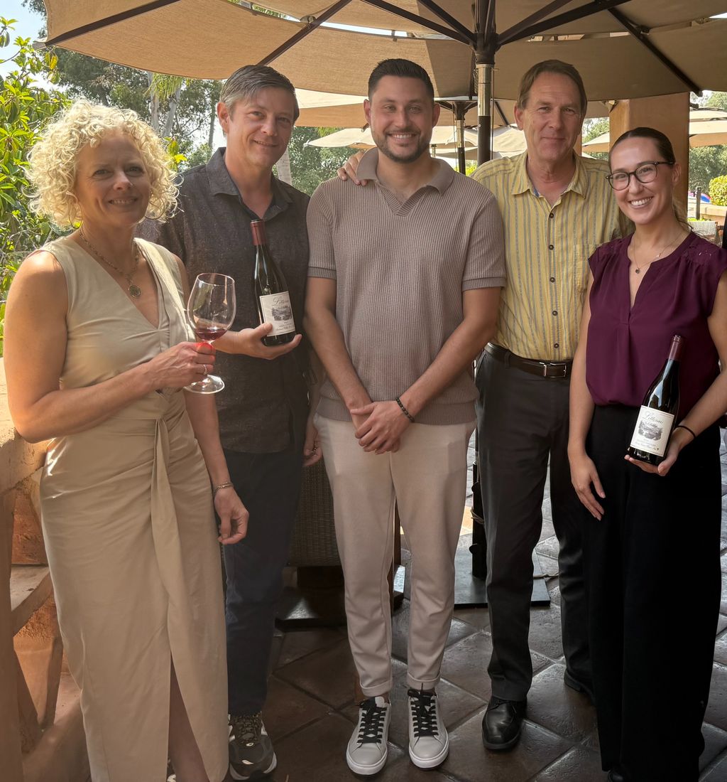 Great wine and great company.