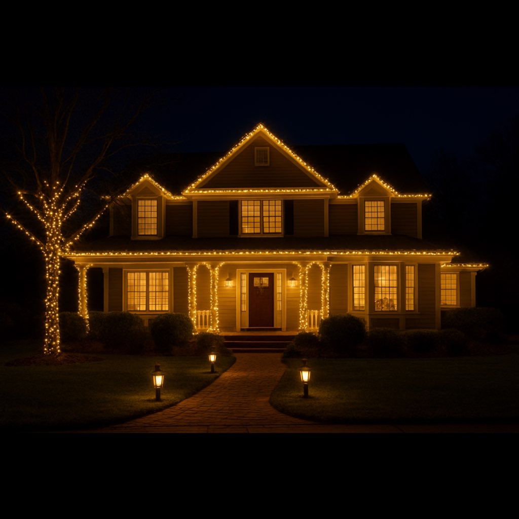 Vasyl Holiday Lights Installation