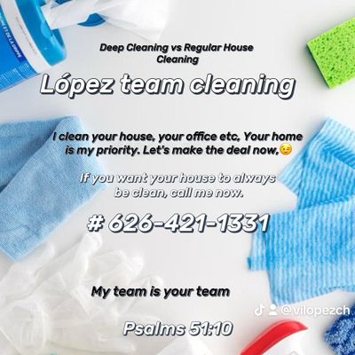 Avatar for Lopez team cleaning, house office etc,