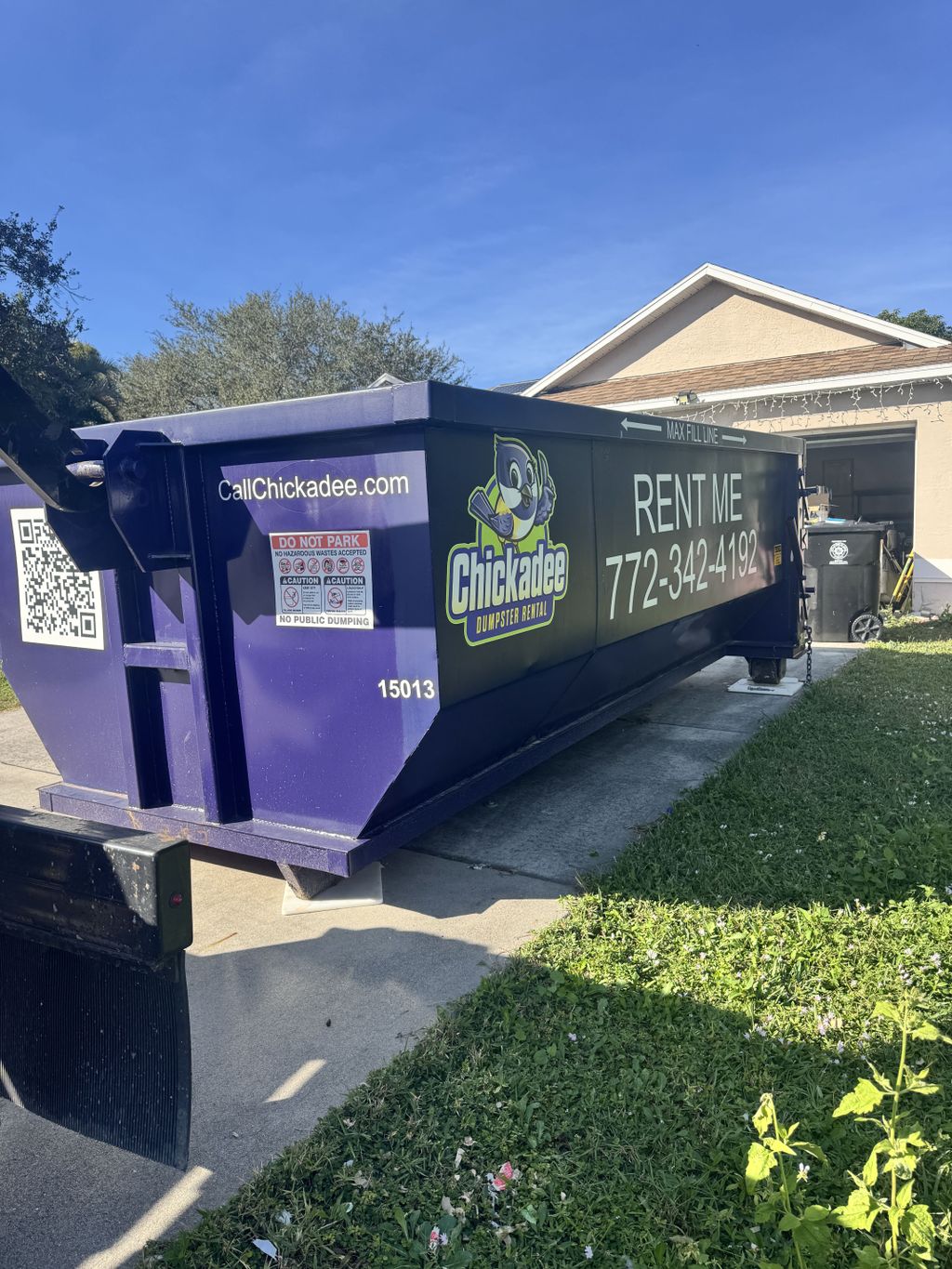 Port Saint Lucie 15 yard dumpster 