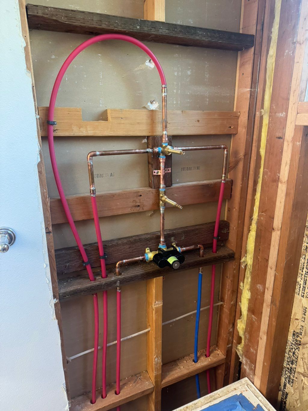 Rough housing shower valve 