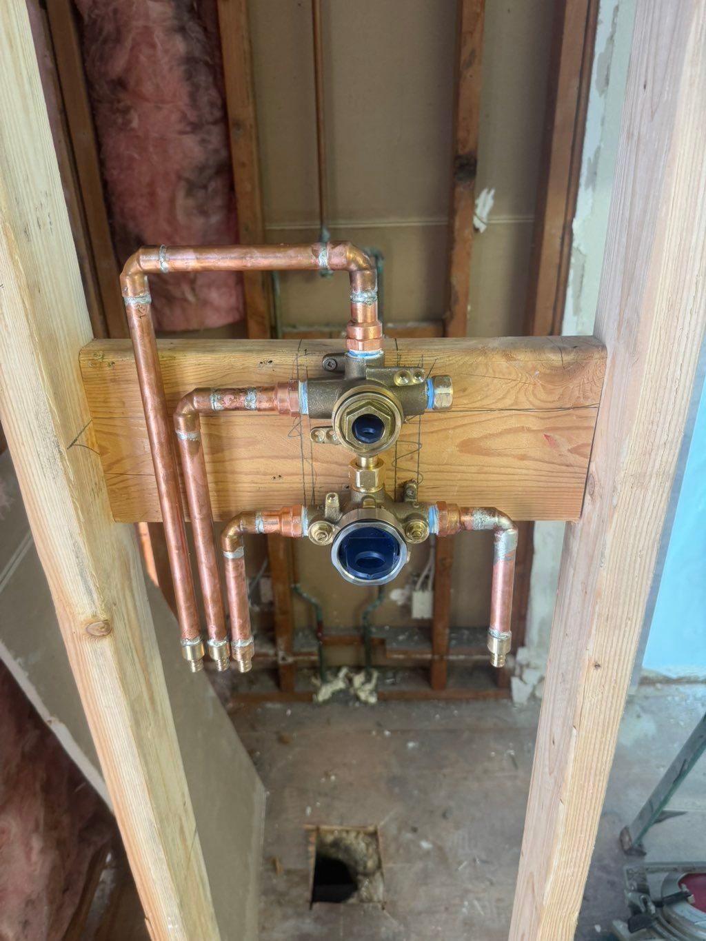 New rough in shower valve 