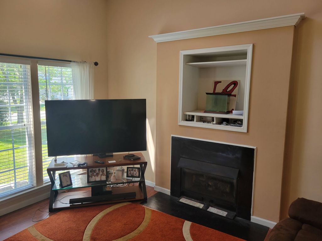 Fireplace Remodel with TV Mounting - 2