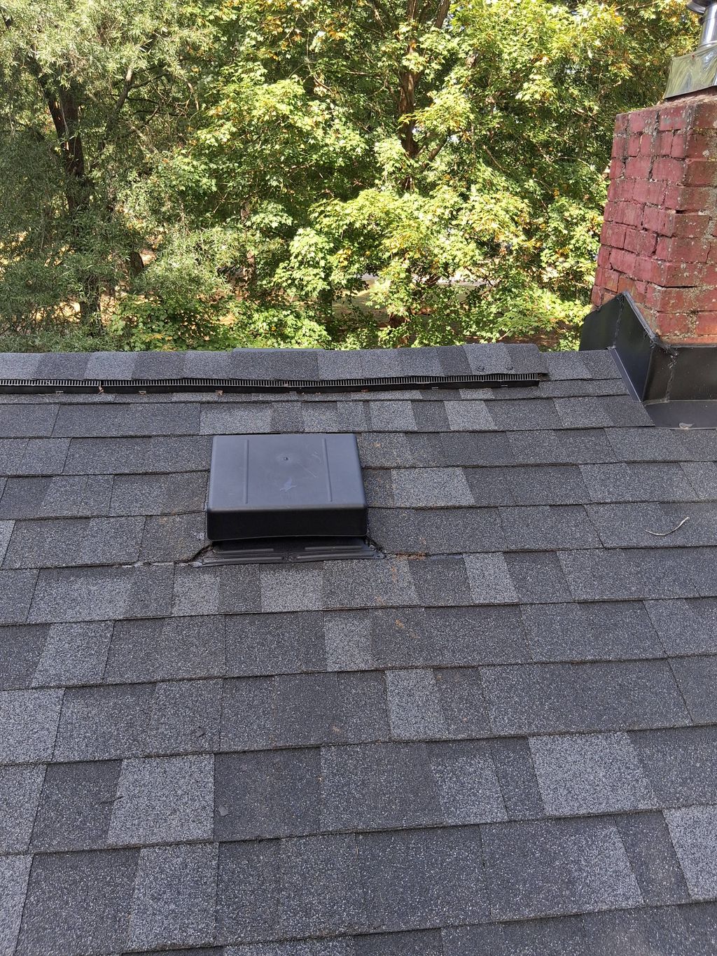 Attic vent installation