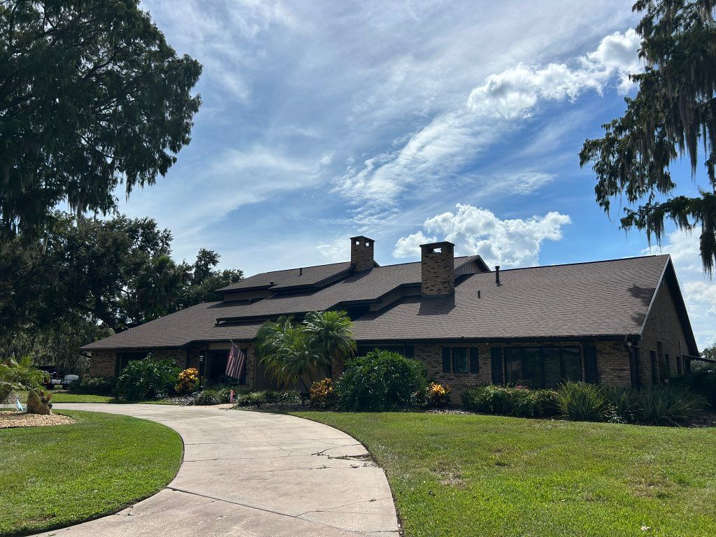 After shingle roof wash 