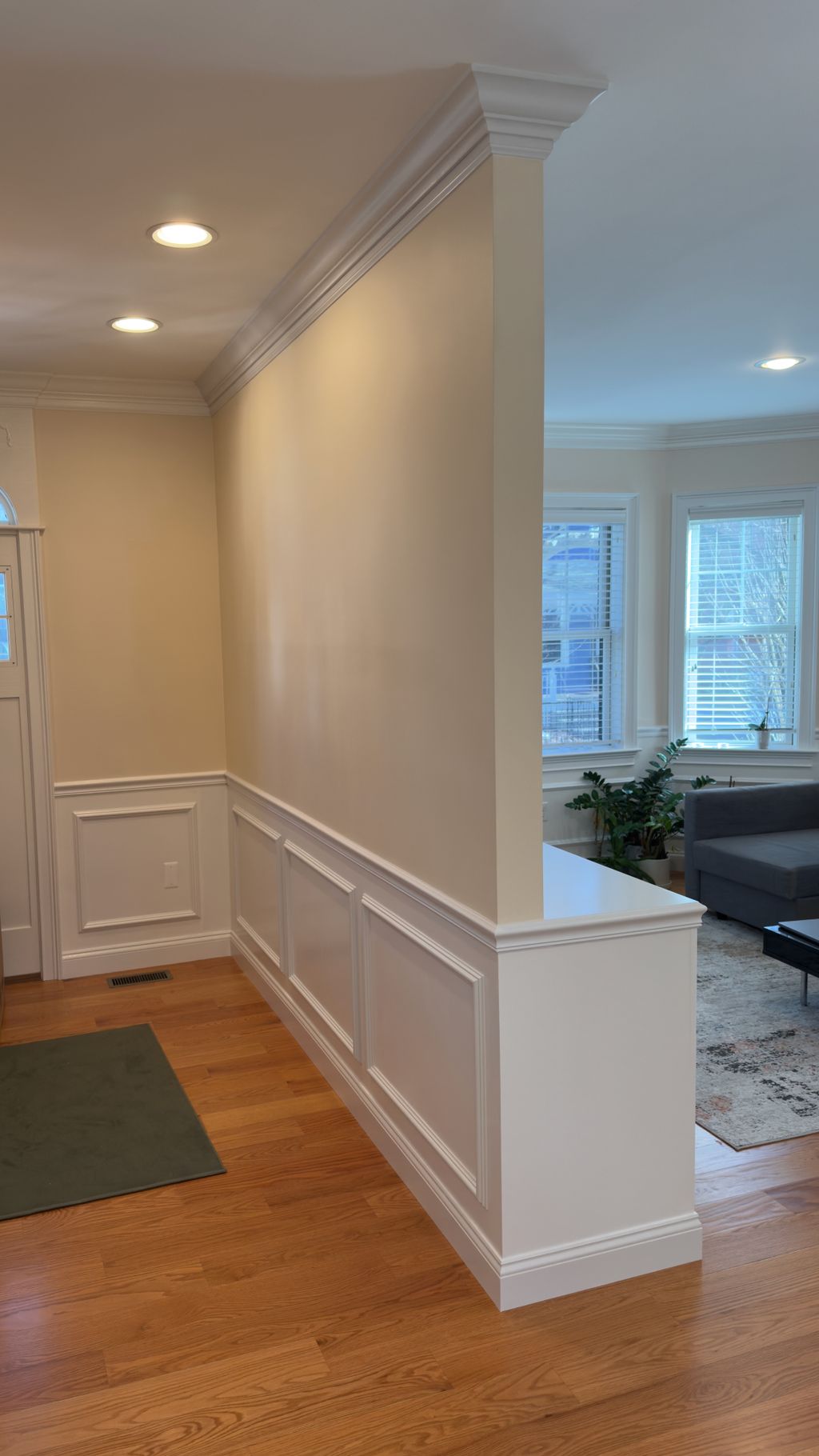 New Wall Constructed back