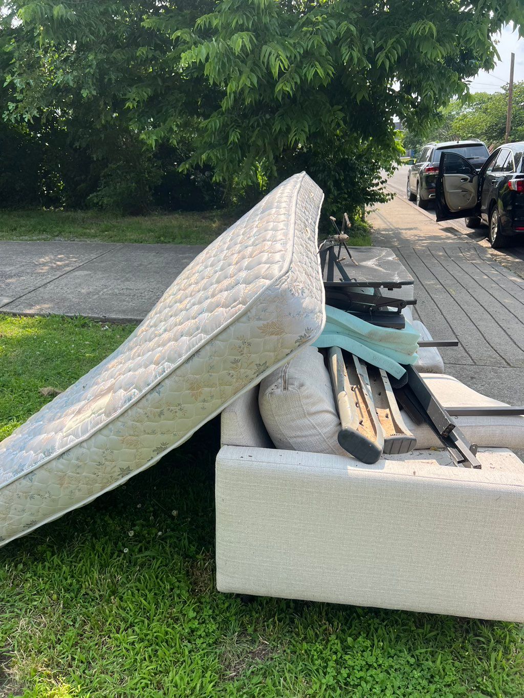 Mattress, couch, and other odds and ends that need