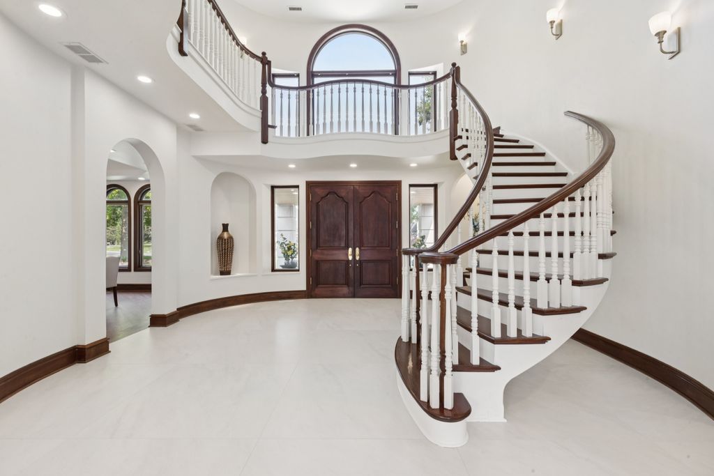 Replaced entry floor with new "today's" marblel fl