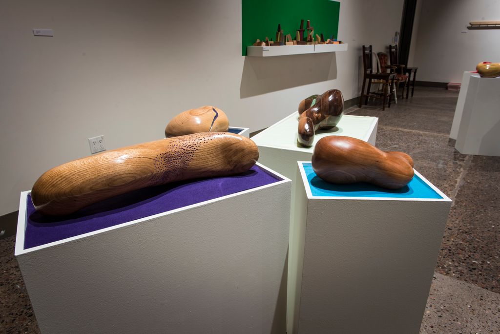 Sculptural forms from my MFA exhibition