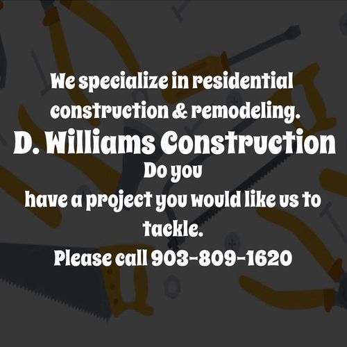 D. Williams Construction