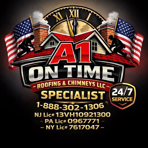 A1 ON TIME ROOFING & CHIMNEYS.