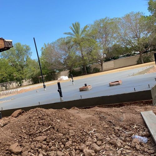 Raw concrete co (framing & painting)