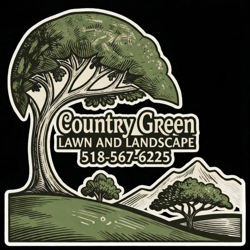Country Green Lawn and Landscape