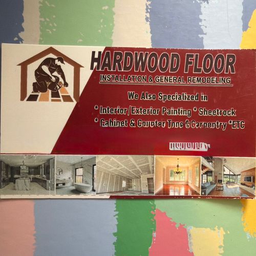 Hardwood floor installation