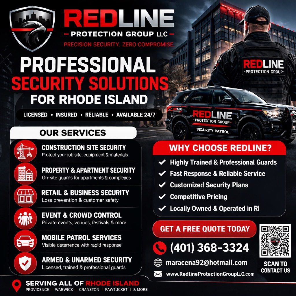 Redline Protection Group Llc | Cumberland, RI | Thumbtack